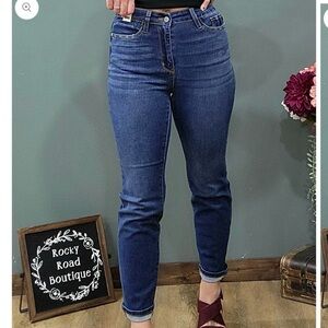 Judy Blue Dark Blue Women's Jeans